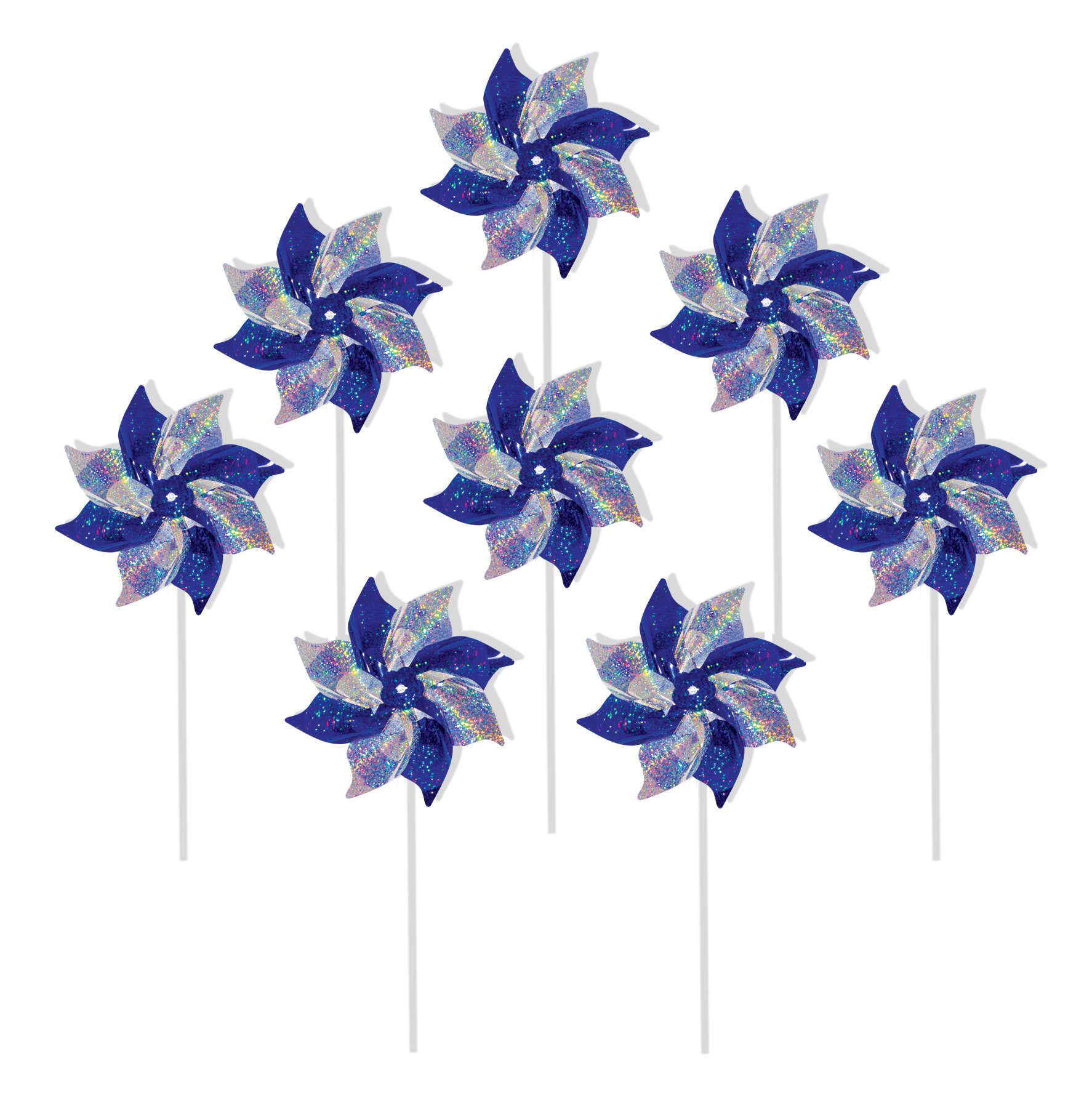 Amazon.com: In the Breeze 2762 Blue & Silver Mylar Pinwheel